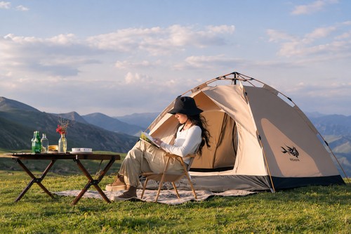 Season pop zelt - 4-season, pop-up