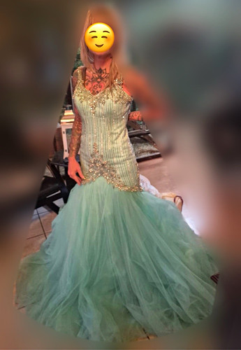 Denis abendkleid mintgrün - abendkleid,