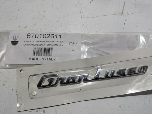 Schriftzug kotflügel maserati - schriftzug,
