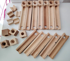 Holz Natur Holzkugelbahn