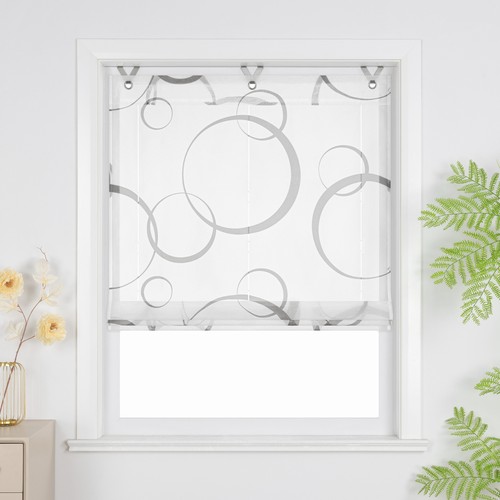 Transparent raffrollo mit - transparent,