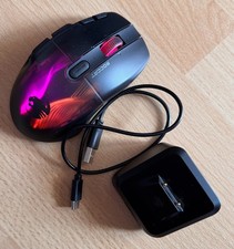 Roccat Kone XP Air USB Gamingmouse mit Ladestation - Ash Black (ROC-11-442-02)