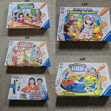 5x Tip Toi Lernspiele, Grundschule, Uhr, Taschengeld, Zahlenroboter, Buchstaben