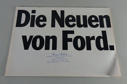 Prospekt broschüre ford - prospekt,