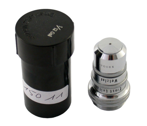 Leitz leica mikroskop objektiv - leitz,