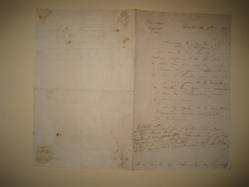 Urbain verrier brief 1861 - urbain,