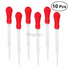 10X Gummikopf Glas Pipetten