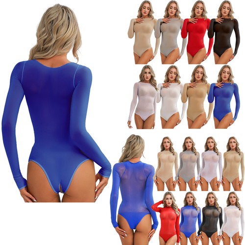 Damen glänzend bodysuit sexy - bodysuit,