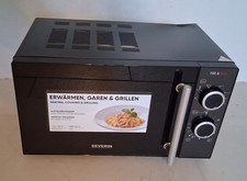 SEVERIN MW 9274 Kombi-Mikrowelle schwarz neu B Ware