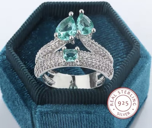 925ersterling silber ring - silber,