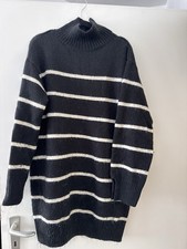 Damen H&m Strickkleid Schwarz