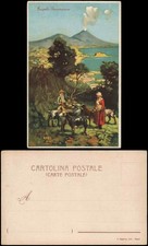 Cartolina Neapel Napoli Vesuv