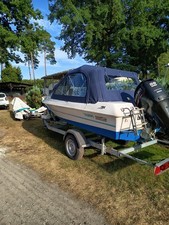 Sportboot Bowrider mit Suzuki DF90 Außenborder – Erstbesitz,