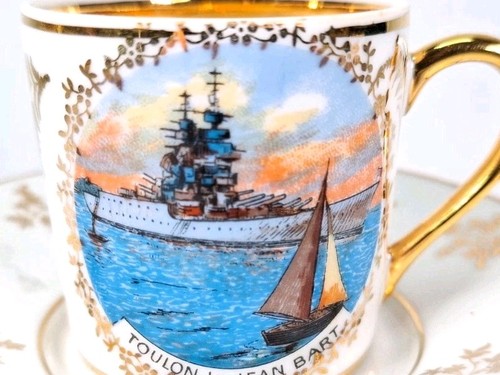 Vintage marine andenken tasse - vintage,