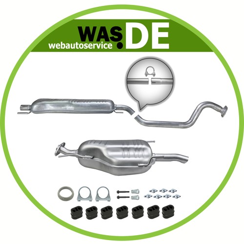 Komplette auspuffanlage für - auspuffanlage,