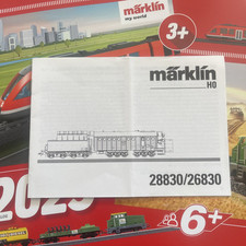 Märklin 28830/26830 - Bedienungsanleitung - (055-470) - sehr gut erhalten