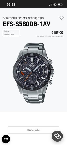 Casio edifice chronograph - vb,