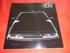 CITROEN XM Y3 Limousine 20 Classic 20 Tecnic 30 V6 Tecnic Prospekt Brochure 1989