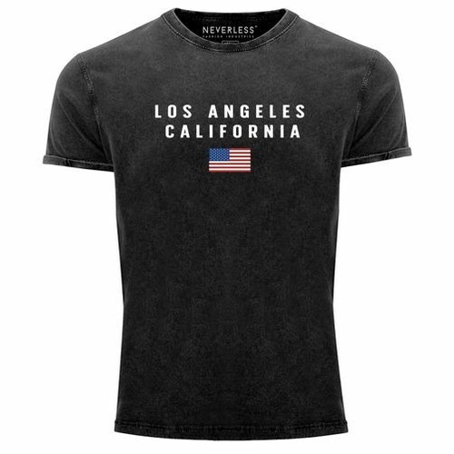 Herren vintage shirt bedruckt - herren,