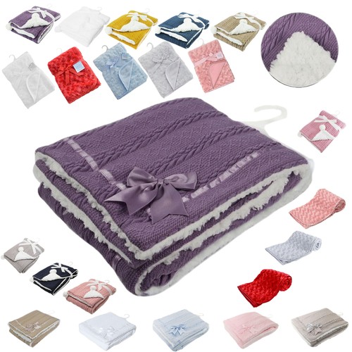 Babydecke chevron zopfmuster - chevron,