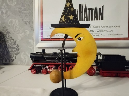 Vintage pendelfigur mond - vintage,