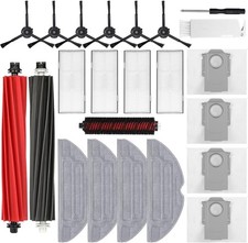 23er Roborock S8 Plus Pro Ultra Ersatz Teile Seiten Bürste Beutel Filter Mopp