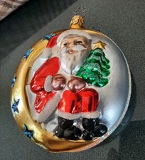 Vintage Weihnachtsmann Kugel  Weihnachten/ Baum Deko Weihnachtsmann 1994