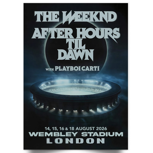 The weeknd poster london - poster,