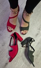 Sandalen größe rot grau - sandalen,