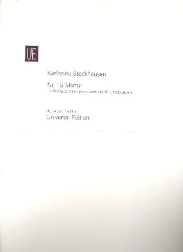 Karlheinz stockhausen mixtur - stockhausen, |