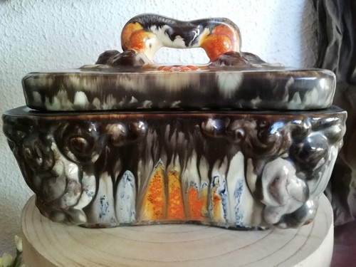 Art deco keramik - deco, keramik-dose