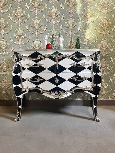 Louis chest drawer black - xv, of