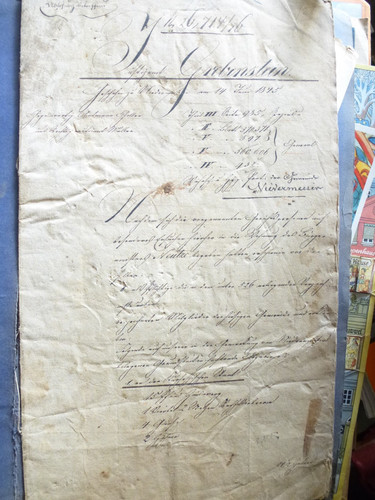 Altes historisches dokument - historisches,