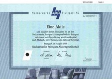 3 x Neckarwerke NWS Stuttgart