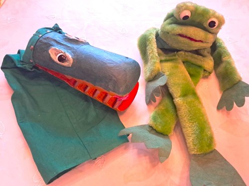 Handpuppe stück krokodil - stÜck,