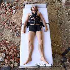 Bauchfessel Set Schwarz /