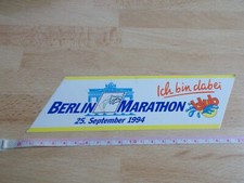 Aufkleber Berlin Marathon 1994