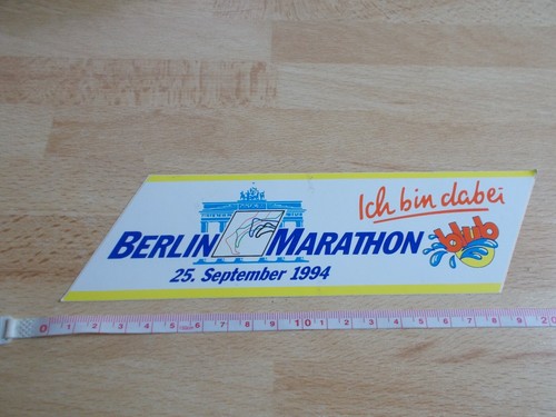 Aufkleber berlin marathon - berlin, 1994