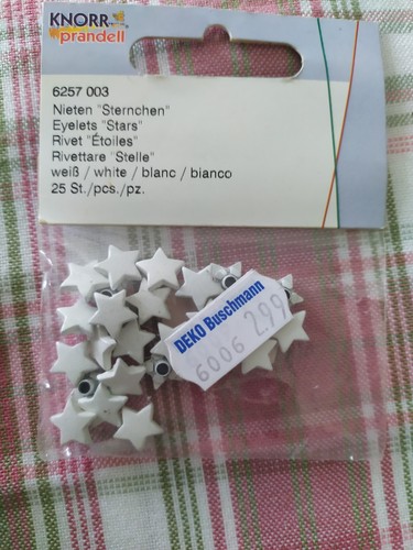 Nieten weiß sterne neu - nieten, weiß,