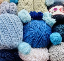 Wollreste - Bastelwolle - Wollpaket - ca. 600 Gramm