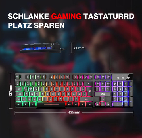 Rgb gaming tastatur - gaming,