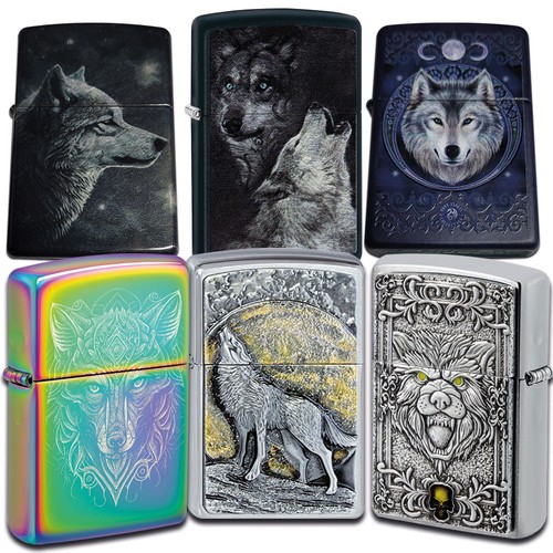 Zippo wolf designs - zippo, |