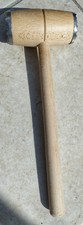 Fleischklopfer 30 cm mit festem Holz-Stiel und robusten Metalleinsätzen ⌀ 4,5 cm