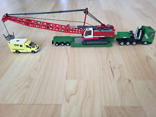 MAN Liebherr Sattelzug Tieflader Seilbagger Gittermastkran Kran LKW Siku 1:87