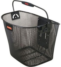 Klick Fix Fahrradkorb feinmaschig vorne schwarz , KlickFix Fahrrad Korb ()