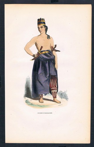 1840 java insel adel - java, mann