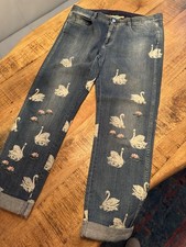 Jeans Stella Mc Cartney Blau mit Stickerei Größe 31
