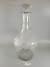 große Karaffe Abrissglas Glas