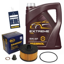 SCT ÖLFILTER mit 5L 5W40 ÖL