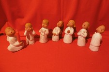 7 klassische original Singer Engel Jullar 11 cm Vintage